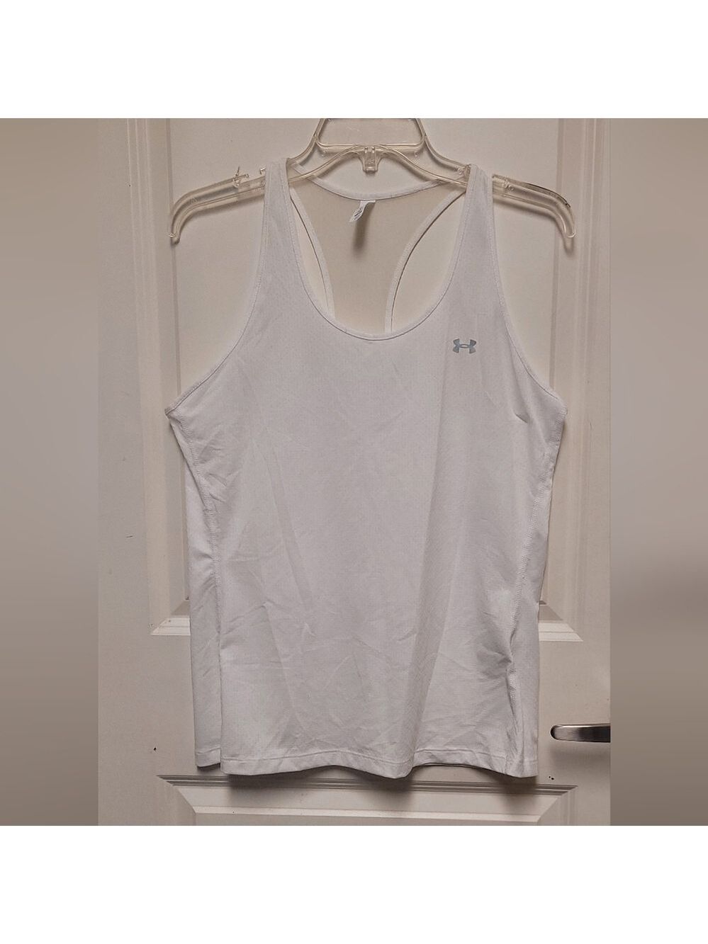 Under Armour White Athletic Tank Top